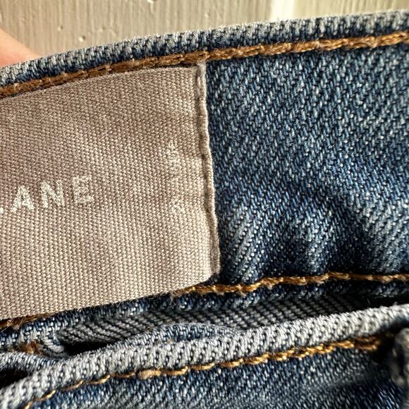 Everlane High Rise Slim Straight Ankle Jeans - Picture 6 of 10